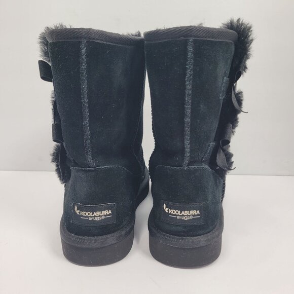 Koolaburra By UGG Victoria Women's Black Short Boots 1015874 US Size 5W - Picture 4 of 11